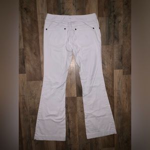 Free People Anthropologie pants jeans slacks size 29 white flare leg